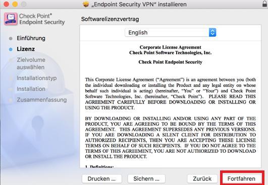 endpoint security vpn for mac 10.11