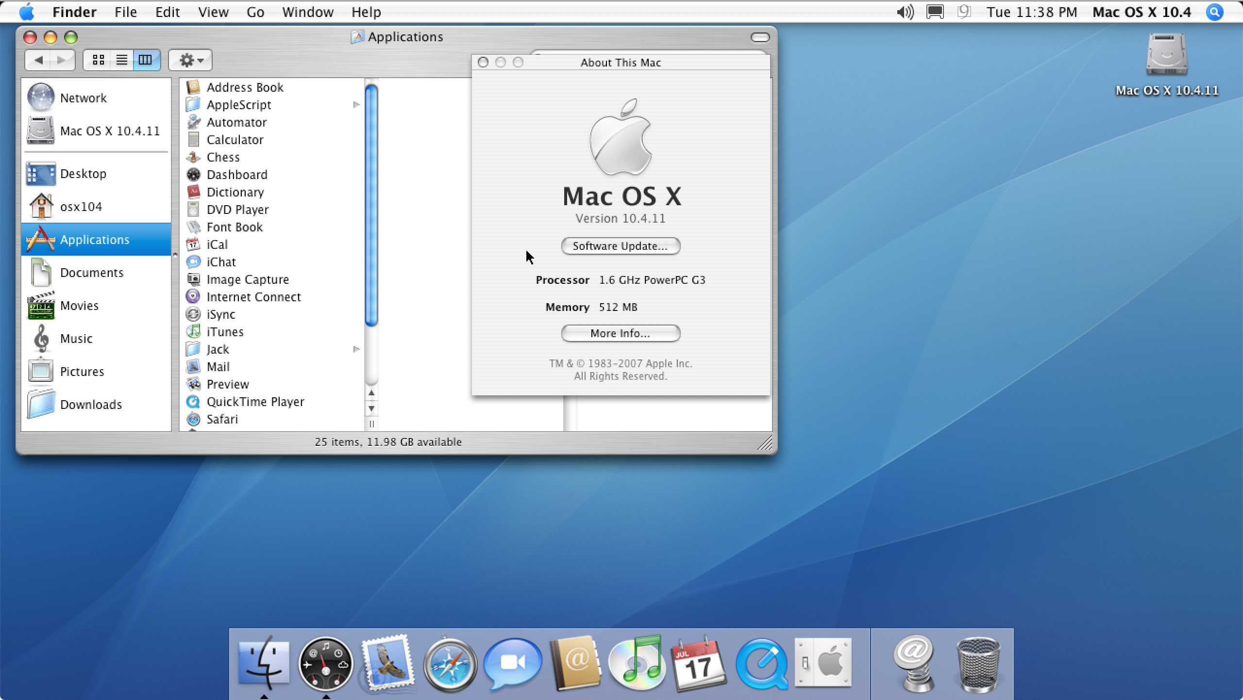 music player for mac os x 10.4.11
